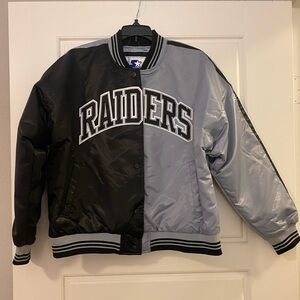 Ladies Lg Starter Las Vegas Raiders Jacket